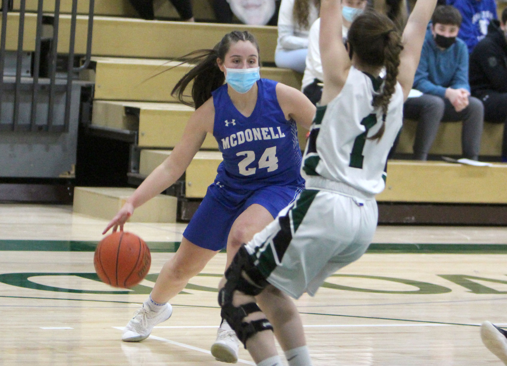 McDonell girls basketball at Northwood 2-18-21